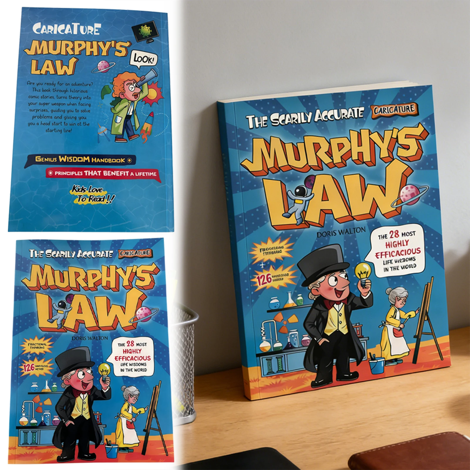 Murphy's Law Learning Book For Kids 8-12 Years Old Builds Resilience & a Growth Mindset Provides Practical Real-World Life Skill