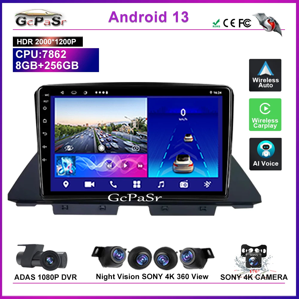 

Android 13 Car Radio Multimedia Video Player For Iveco Daily 2023 Wireless Auto Head Unit High-performance CPU QLED Screen Dash