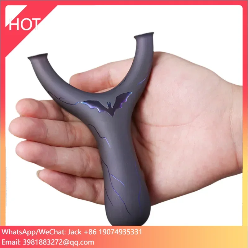 

Titanium Alloy Flying Tiger Slingshot TC21 Flat Leather Slingshot Reverse Curved Bow Outdoor Competitive Hunting