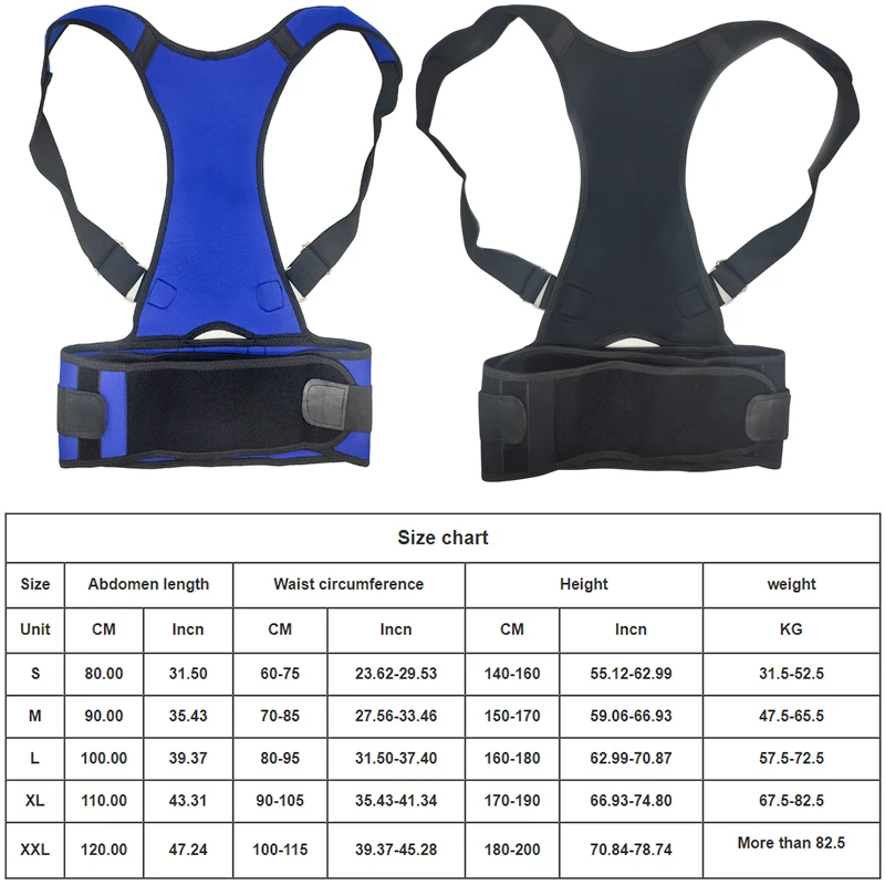 Posture Corrector | Adjustable Back Support Belt for Abdominal Waist Correction, Spine Alignment Waist Trainer