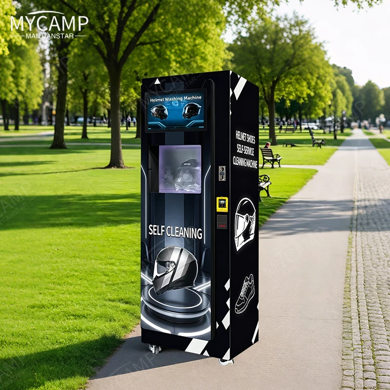 Favorite Design Self Service Vending Machine for Public Helmet Cleaning Vending Machine