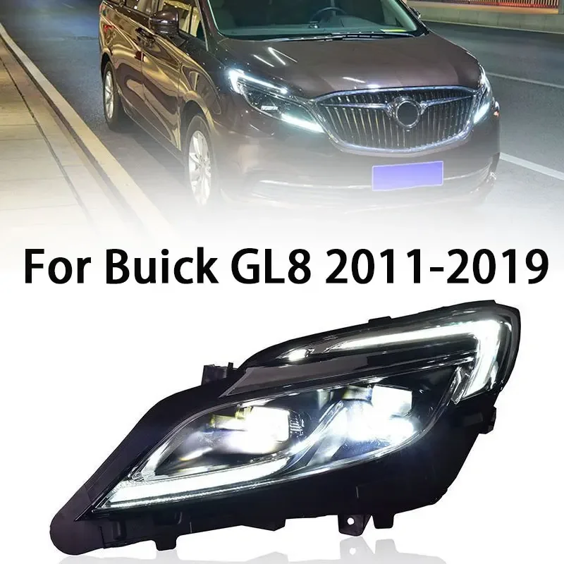 

Car Lights for Buick GL8 2011-2019 Headlights Plug and Play with LED DRL Dynamic Turn Projector Head Lamps