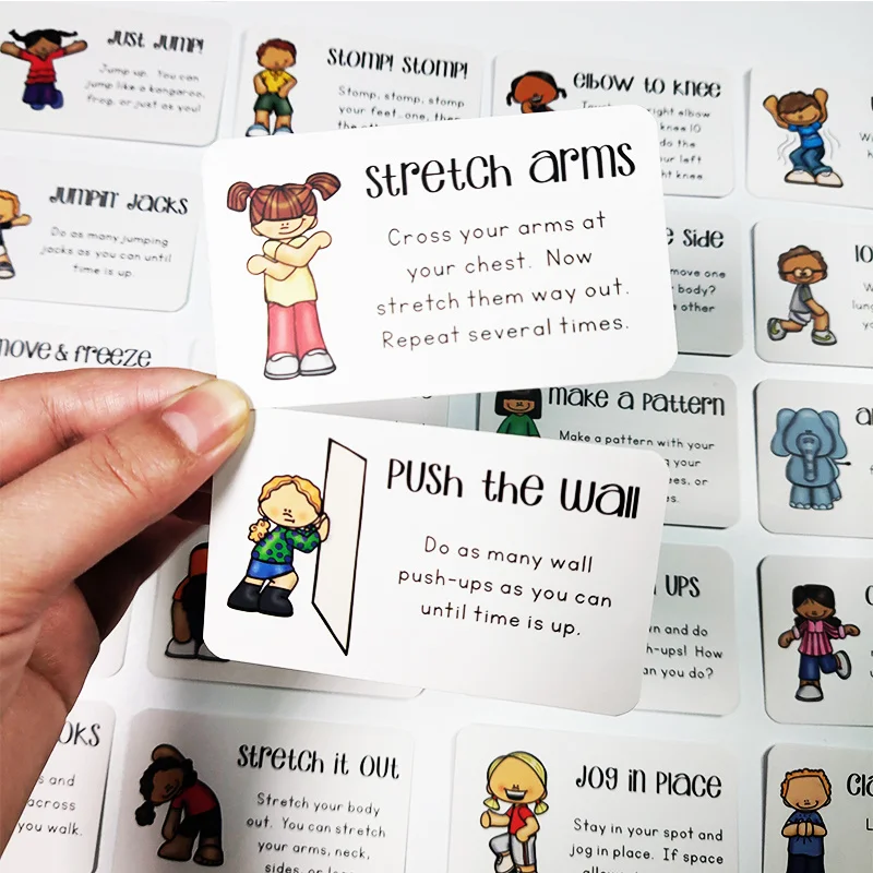 

Kids English Flashcard Board Game - Brain Break Activity for Classroom, Parent-Child Play & Vocabulary Learning