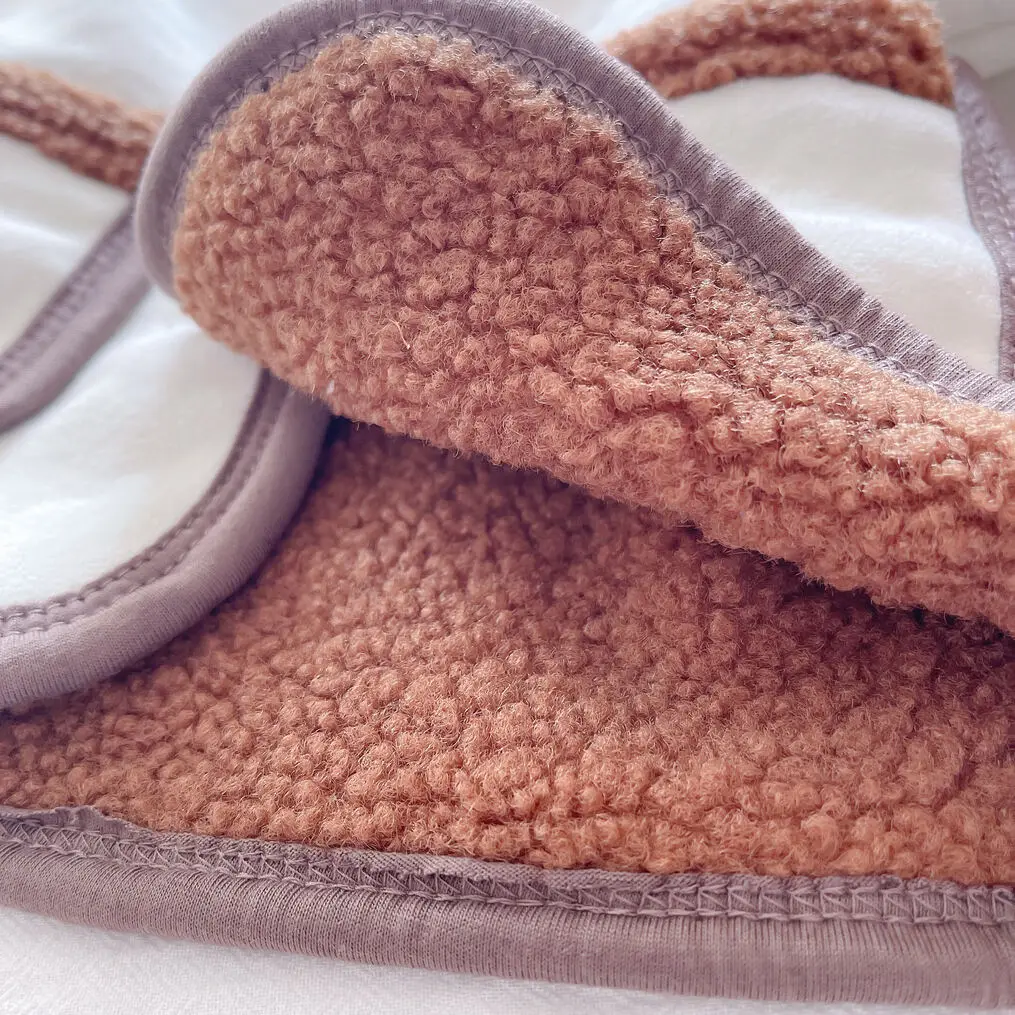 Baby-Jungen- und Mädchen-Wildlederjacke mit Sherpa-Futter, Kinder-Warmmantel mit Revers, einreihig, mit Taschen, Herbst-Winter-Oberbekleidung für Kleinkinder – Detail 9