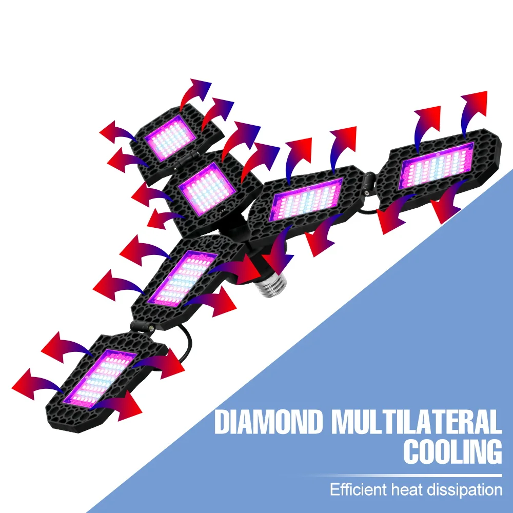 150 واط LED الطيف الكامل تنمو ضوء لمبة الزراعة المائية زراعة النباتات مصباح داخلي الدفيئة خيمة الطماطم الخضروات ملء الإضاءة #4