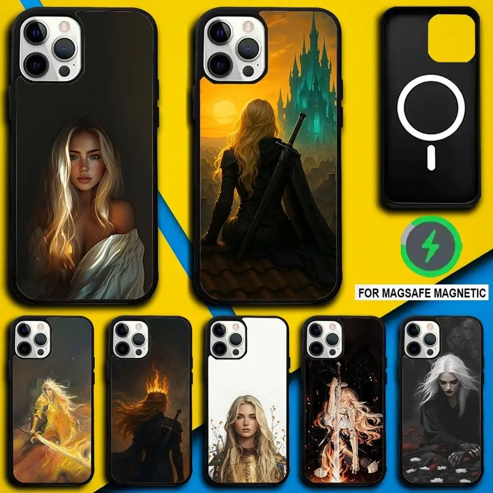 

T-Throne Of Glass A-Aelin Phone Case For iPhone 17,16,15,14,13,12,11,Pro,Max,Plus,Mini,SE4,E Magnetic Magsafe Wireless Charging