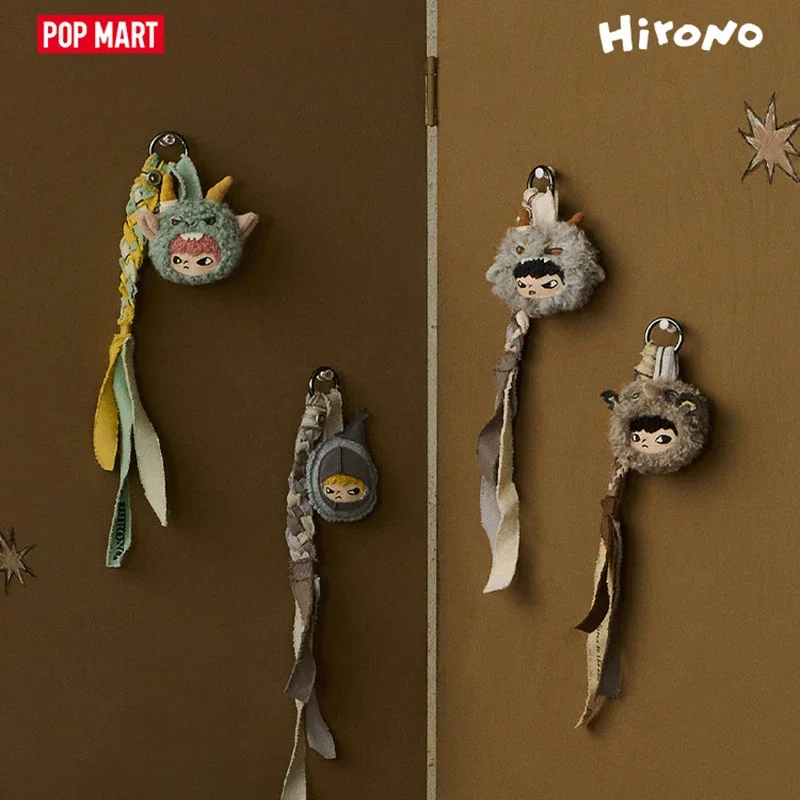 POPMART Hirono Mist Walker Serie Filz-Hängedekorationen Blind Box Spielzeug Kawaii Anime Actionfigur Überraschungs-Mystery-Box Puppen