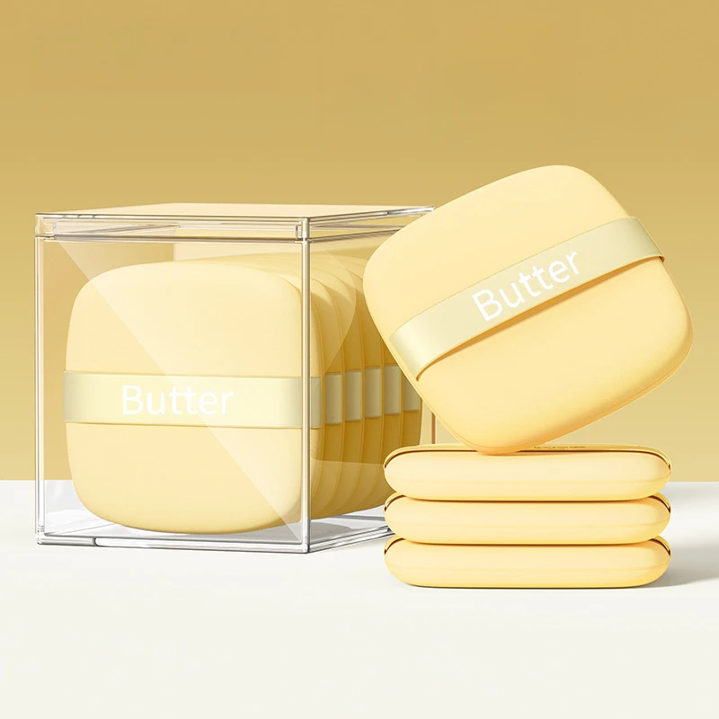 1-10 sztuk kwadratowa poduszka powietrzna Puff kosmetyczny korektor podkład gąbka poduszki na mokro i na sucho uroda uroda gąbka do makijażu