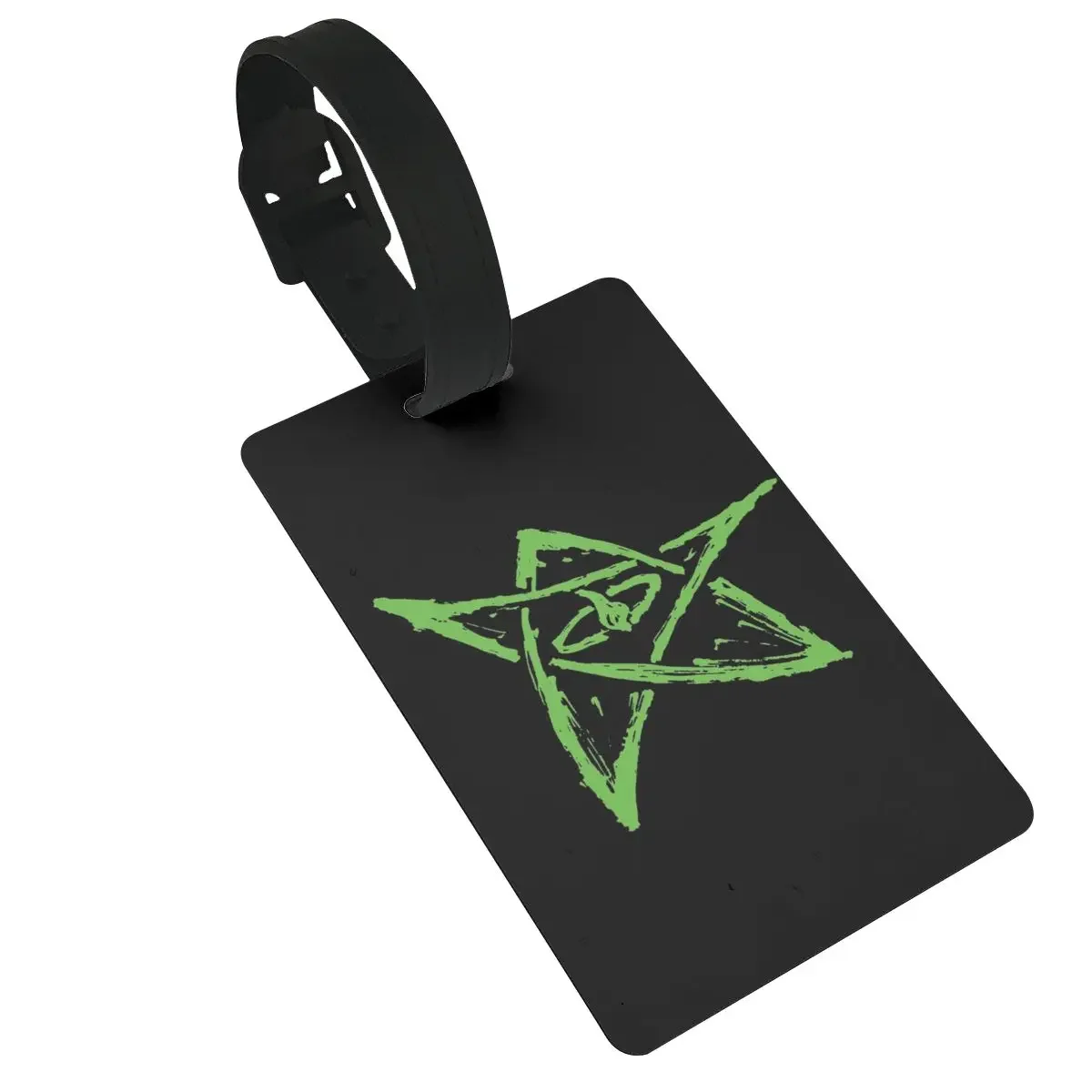 

Call Of Cthulhu, Elder Sign - Green Luggage Tags Suitcase Accessories Travel Baggage Boarding Tag Label Holder ID Name Address