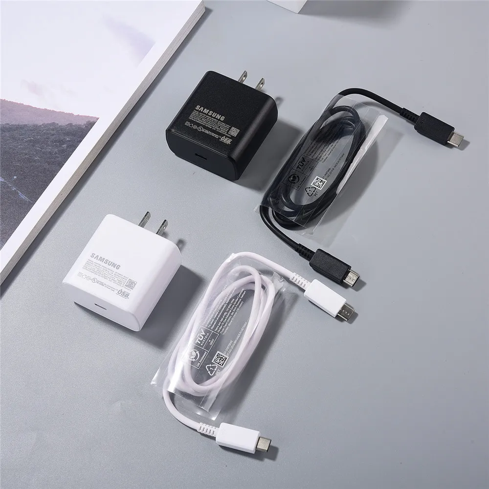 EP-TA845 Samsung 45W PD Super Fast Charger EU/US/UK Power Adapter 1M 5A USB Type-C Cable For Galaxy S25 S24 S23 S22 S21 FE Plus - náhled 4