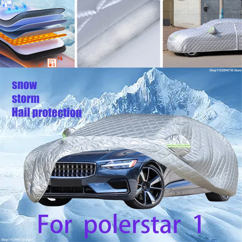 

For polerstar 1 Outdoor Cotton Thickened Awning For Car Anti Hail Protection Snow Covers Sunshade Waterproof Dustproof