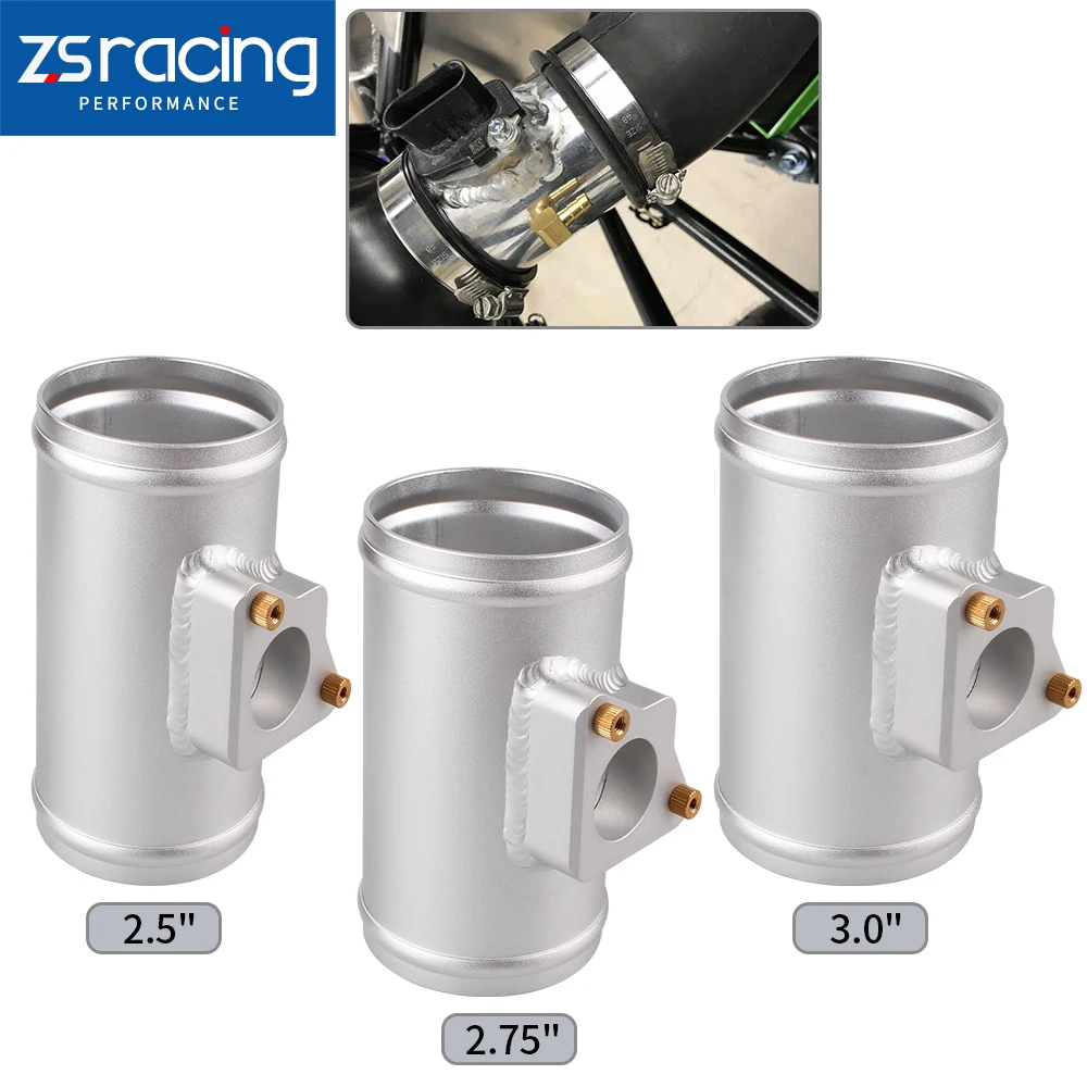 

ZSRacing New 2.5"/2.75"/3" Aluminum Car Air Flow Meter Base Air Intake Sensor Mount Adapter For Toyota Mazda Subaru Honda MAF005