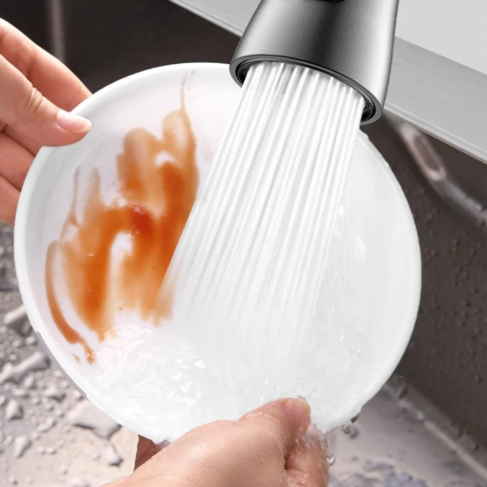 

3 In 1 Kitchen Tap Spray Head with 360 Degree Swivel Faucet Extender Designed for Efficient Water Flow Control in Kitchen