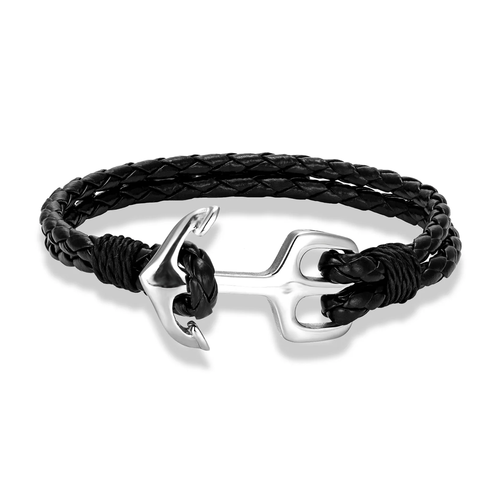 brown leather bracelet PU Leather Braided Men Bracelets For Women Wristbands Bangle Male Homme Gift Jewelry