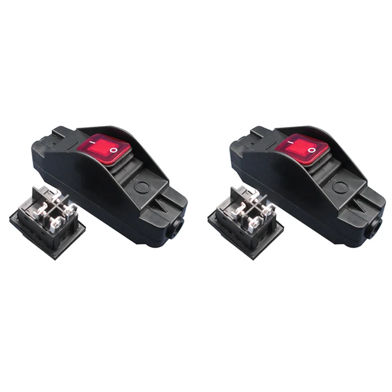 

B23B 2X 30A 220V JR-617 Водонепроницаемая линия Средний переключатель Линейный переключатель Плоская круглая линия Серебряный контакт Двойной вырез Пыленепроницаемый переключатель