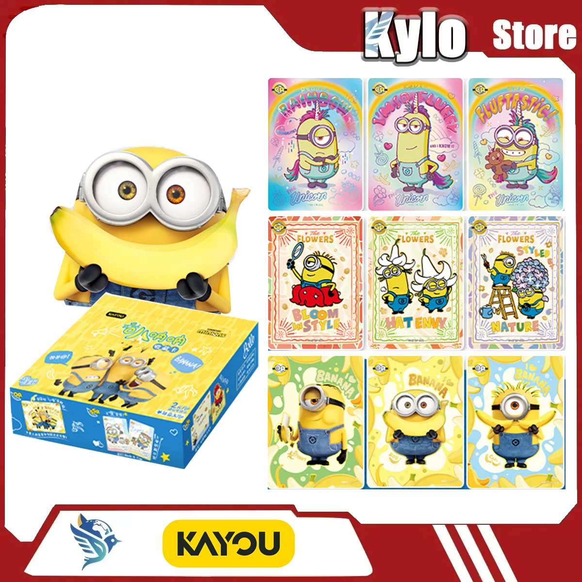 

KAYOU The Minions' Ba-Nana Collection Of Cards Cartoon Characters In Anime And Manga Can Be Given As A Gift To Others