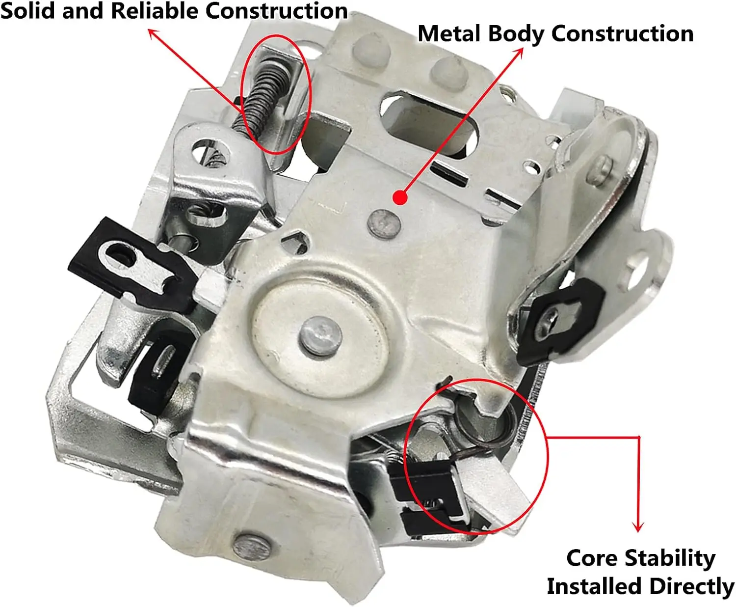 Door Lock Latch Assembly Front Left LH Driver Side 940-102 16631627 16602475Replacement for1988-2002Chevy GMC C1500 C2500 C3500 - Image 4