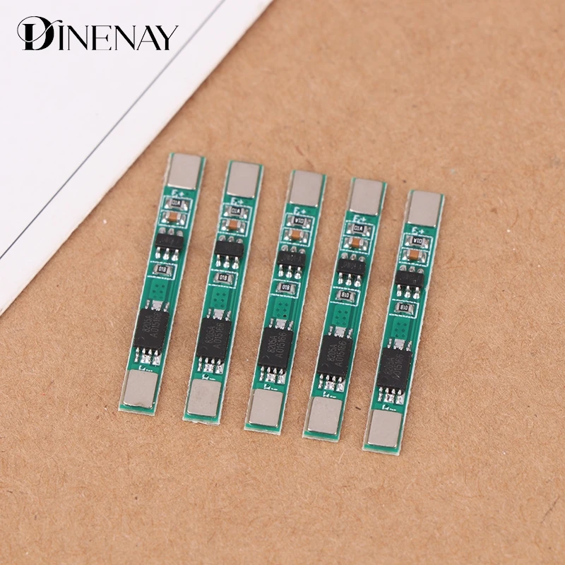 5pcs 3.7V Lithium Battery Charging Protection Boards Module 3A Overcurrent Value