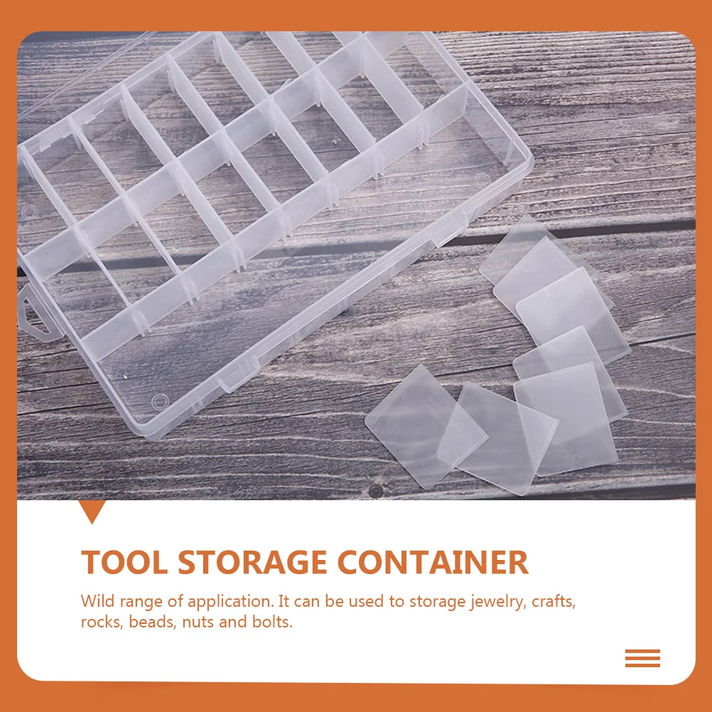 

5pcs Plastic Storage Box Organizer Small Craft Case Dividers ABS Material Home Mall Studio Use Jewelry Beads Nuts Bolts Plastic