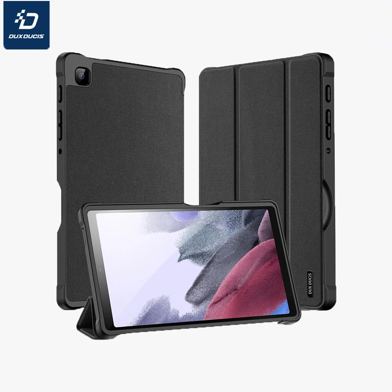 

DUX DUCIS woven design tablet protective cover For Samsung Galaxy Tab A7 Lite Shockproof Pen slot Trifold stand protect cover