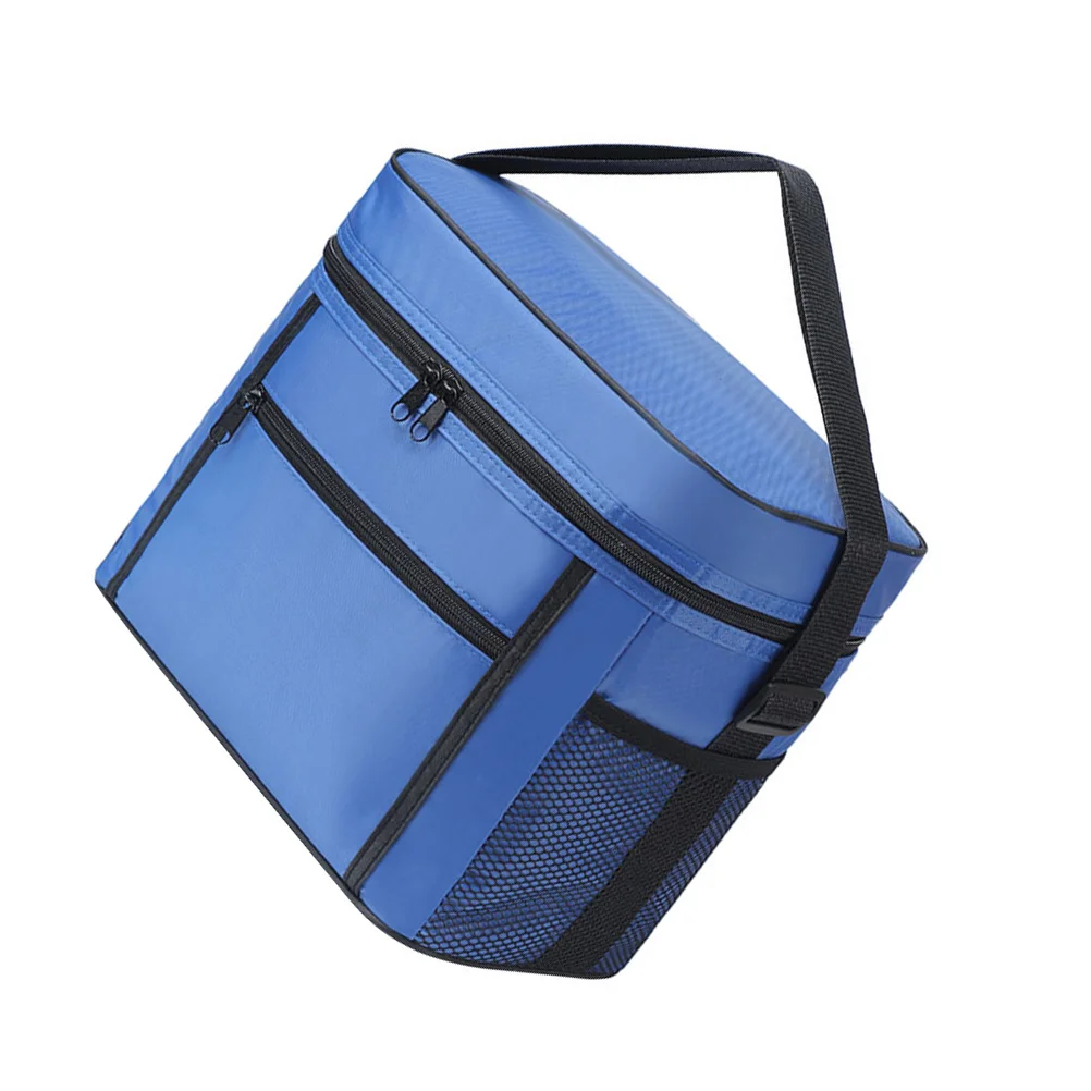 

Oxford Cloth Insulation Bag Lunch Tote Simple Cooler Portable Picnic Waterproof Easy Clean Stains Keep Food Fresh Warm