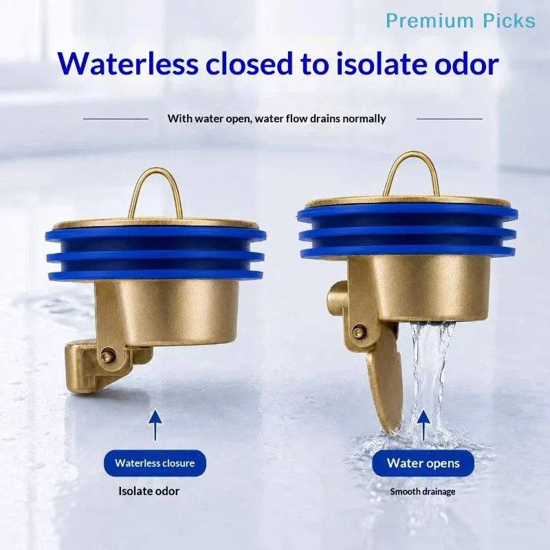 portableBrass Alloy Floor Drain Core Anti Odor Backflow Prevention Replacement Part For Bathroom Shower Room Renovation