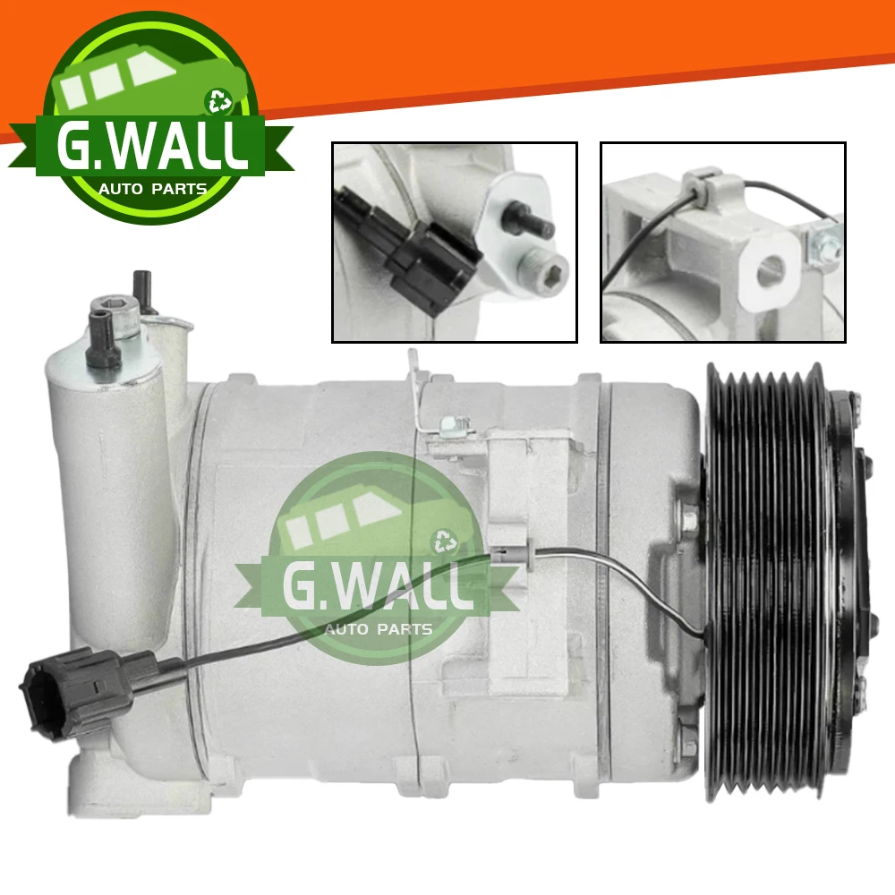 DKS17D AC Compressor For Nissan Pathfinder 4.0L NV1500 NV2500 NV3500 92600EA200 92600EA20A 92600ZL90B 7 Grooves