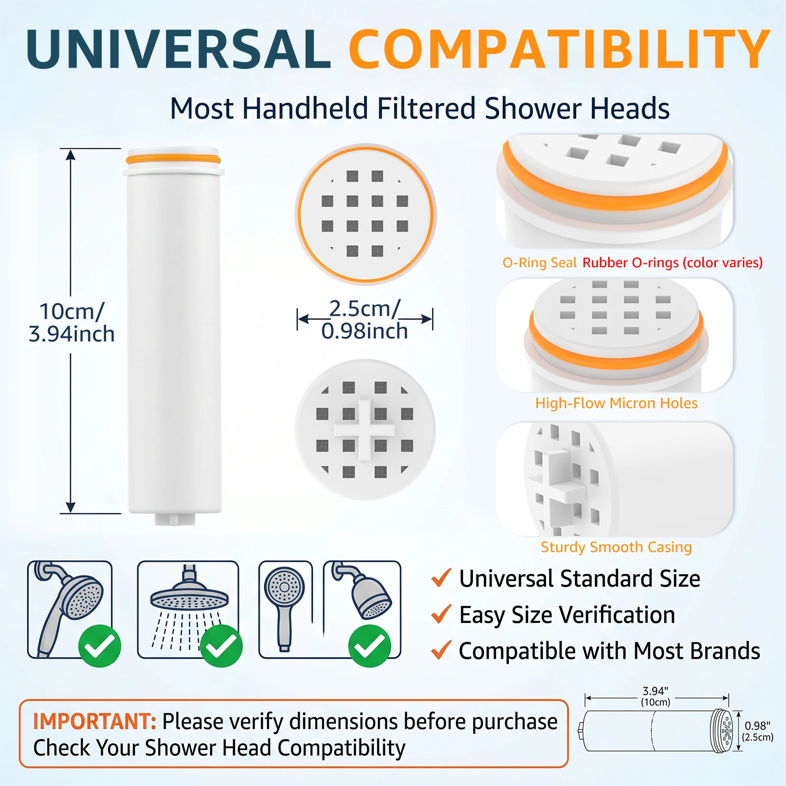 2/4Pc 샤워헤드 교체 필터 경수 제거 및 염소 제거 - Water Filter Cartridge 리뷰 및 가격