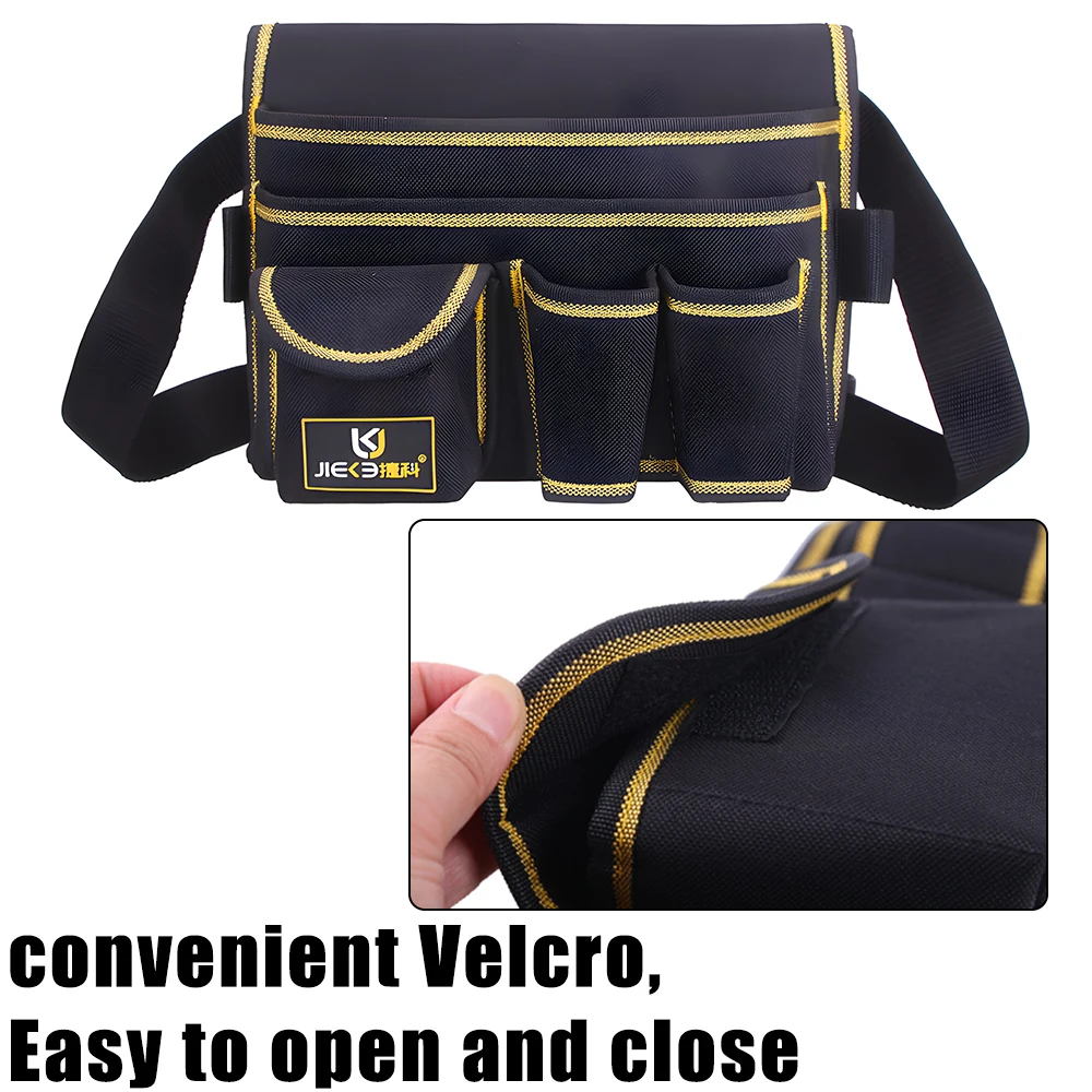 Repair Tool Storage Bag Multi-function Waist Pack Oxford Cloth Hardware Tool Pocket Tool Bag Wrench Pliers Storage Bag