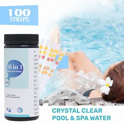 Swimming Pool Test Paper 16 In 1 PH Value Alkalinity Hardness Copper Iron Bromine Multi-parameter Water Quality Water PH tester
