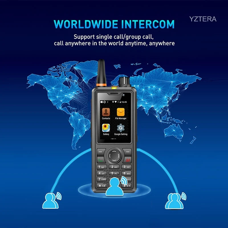 

ANYSECU T60 4G LTE/WCDMA/GSM POC Radio, WiFi/GPS Enabled, Unlocked, Zello/Real-PTT/Echolink/POCstar-Compatible