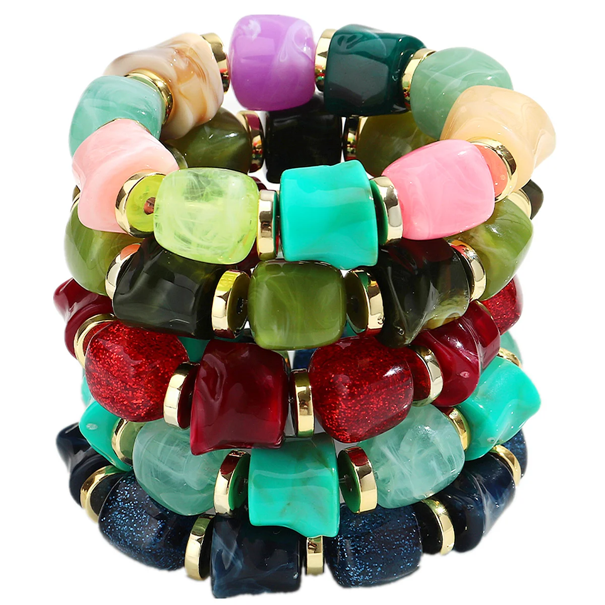 Resin Colorful Irre… - image