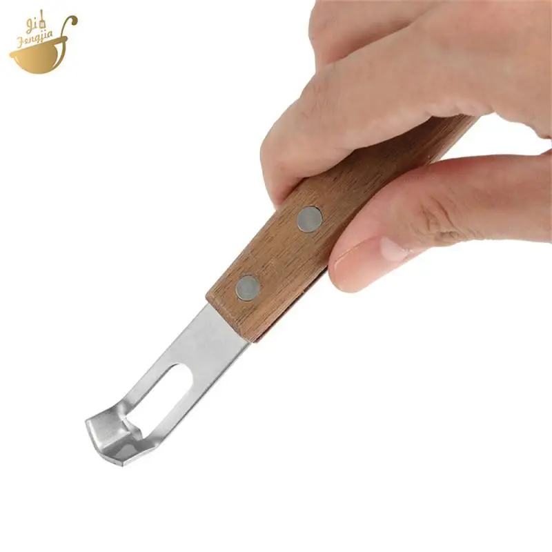 Steel Stainless Fruit Peeler Vegetable Peeler Lemon Zester Shredder Wooden Handle Slicer Julienne Butter Kitchen Gadgets Tools