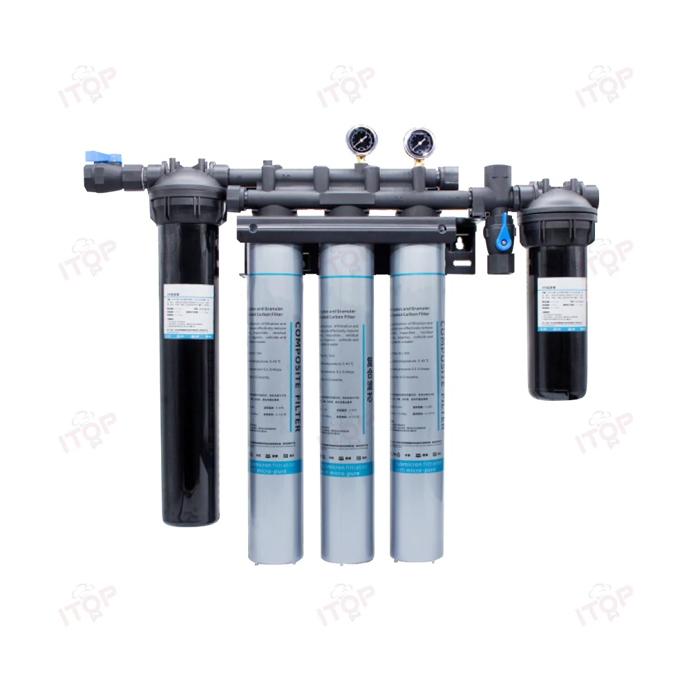 Depuratore d'acqua ITOP purificazione a 5 stadi depuratore d'acqua commerciale ad alto flusso facile da installare e sostituire il nucleo