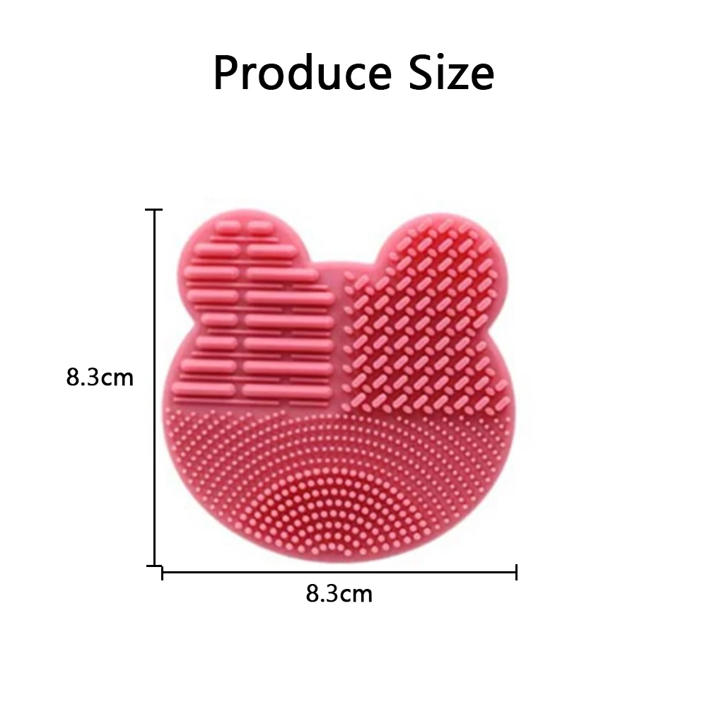 1pc Make Up Brush Cleaner Pad Washing Brush Pad Cleaning Mat Cosmetic Brush Cleaner Universal Make Up Tools Scrubber Board Pad