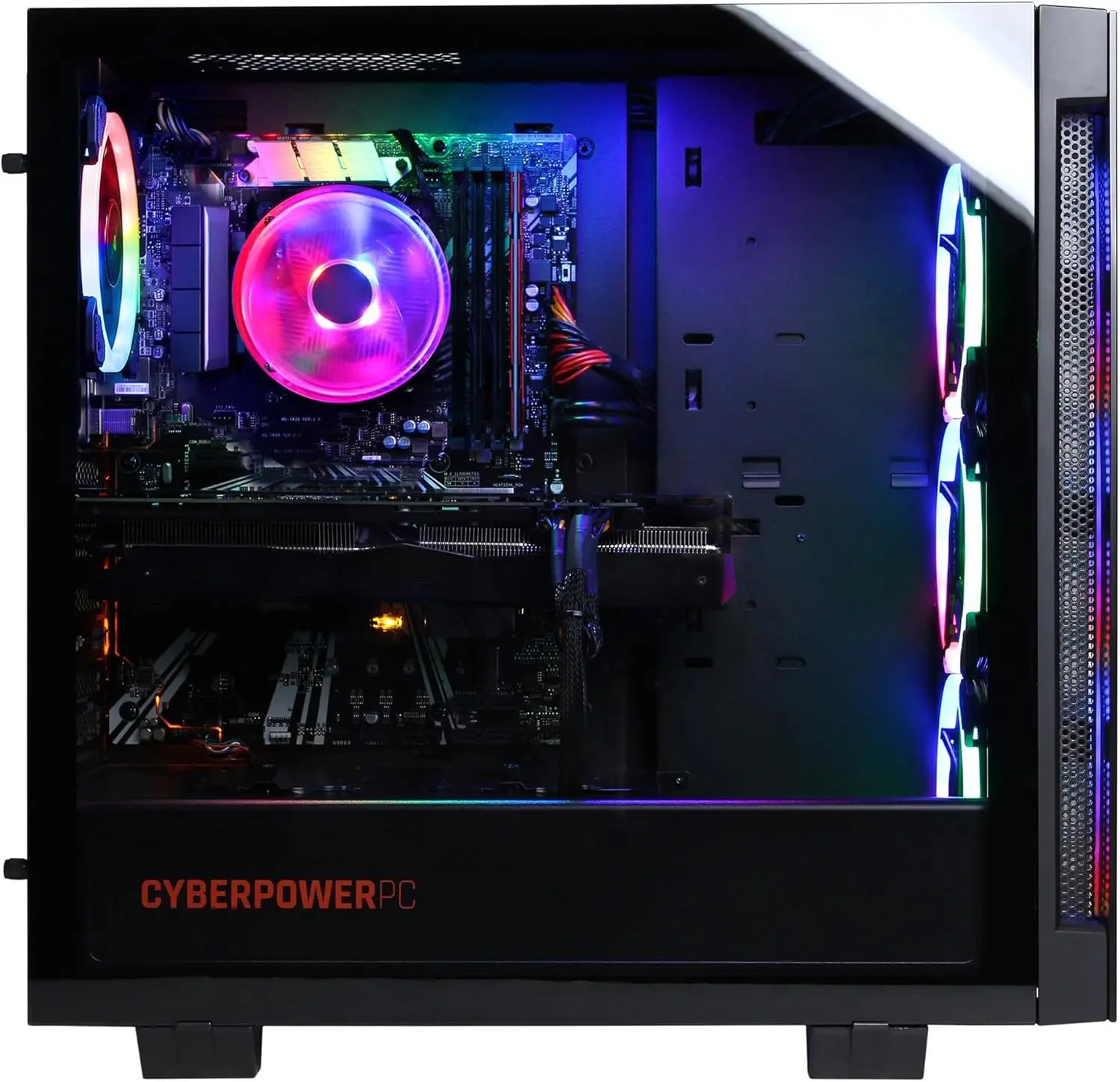 CyberPowerPC Gamer Xtreme VR Gaming Desktop Intel i7-13700F RTX 4060 Ti 16GB 16GB DDR5 RAM 1 تيرا بايت SSD واي فاي ويندوز 11 GXiVR8040A14