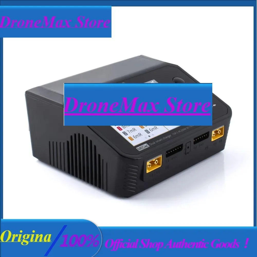 DroMaToolkitRC M6DAC AC 200W DC 700W 15A Dual Channel Smart Lipo Battery Charger/Discharger Plastic 1-6S Lipo Battery Compatible