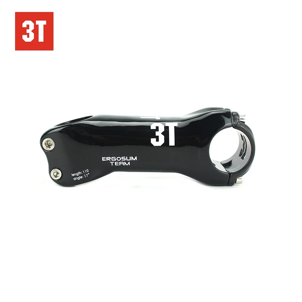 RED 3T 6 17 Angle Road Carbon Fahrradvorbau 31.8*70-130mm 6 17 Grad Mountainbike Carbon Vorbau MTB Fahrradteile
