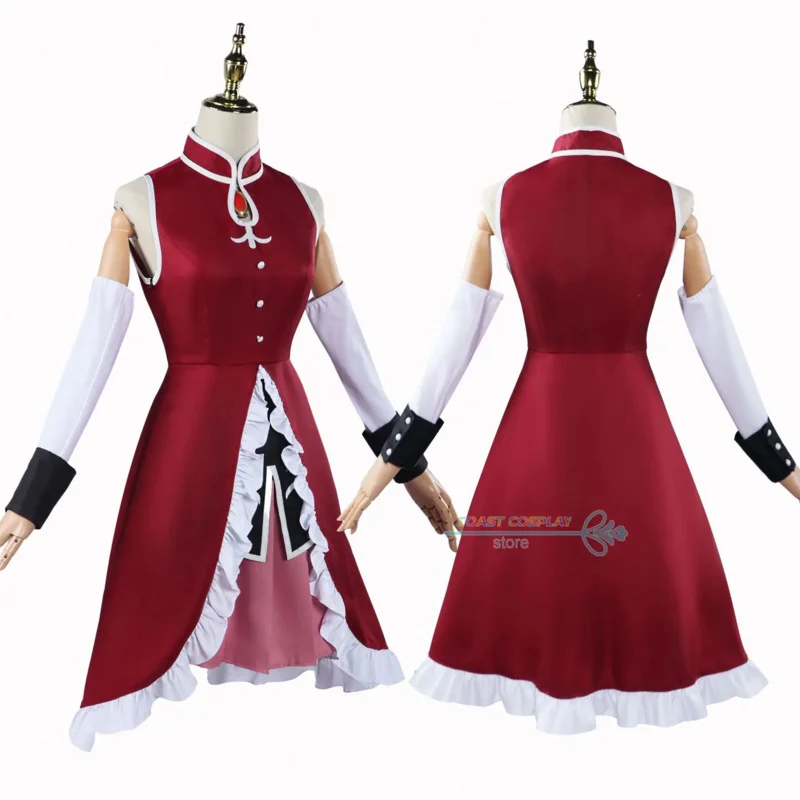 

ss13Sakura Puella Magi Madoka Magica Косплей Сексуальное платье Костюм для вечеринки Сакура Кёко Аниме Ролевые игры