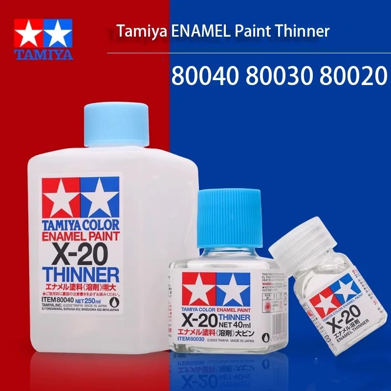 

Tamiya Color ENAMEL Paint Thinner 80020 80030 80040 X20 10ML 40ML 250ML for Assembly Model Hobby Tools Painting DIY