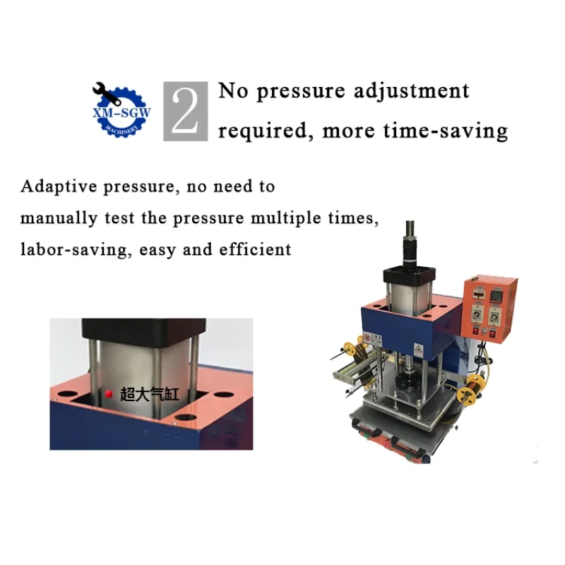 Hot Sale Table Top Desktop Automatic Pneumatic Hot Stamping Foil Embossing Machine For Paper Leather 18*28CM