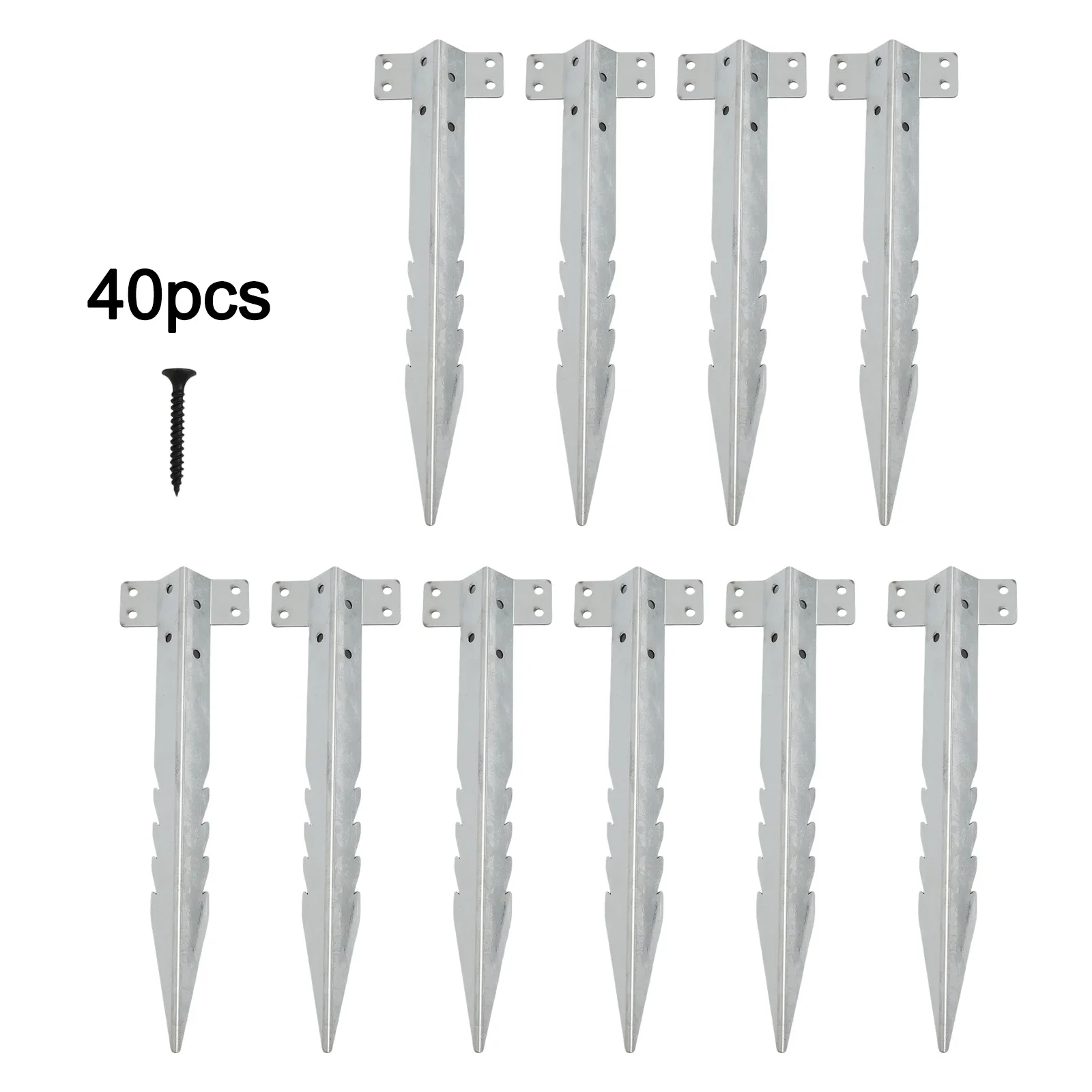 10pcs/20pcs Railway Sleeper Brackets Flower Pot Corners Garden Planning Planting For Garden Buildings Fencing Trellis Gates