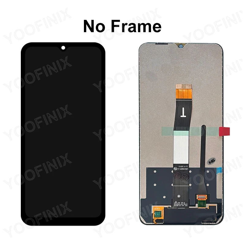 For Xiaomi Redmi 12C LCD 22120RN86G Display Touch Screen Digitizer Assembly For Poco C55 LCD 22127PC95I Replacement Parts