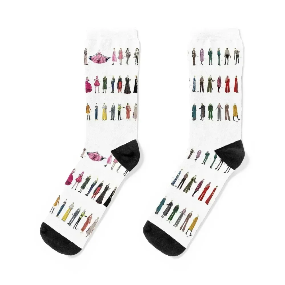 

killing eve villanelle fashion looks version 8 Socks cute with print Men's Socks Women's