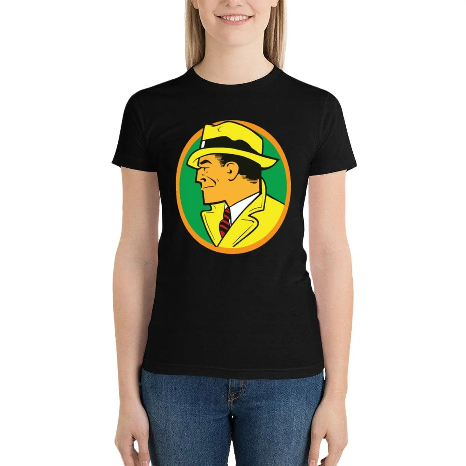 

Dick Tracy T-Shirt oversized hippie clothes kawaii clothes shirts graphic tees spring clothes Women 2024