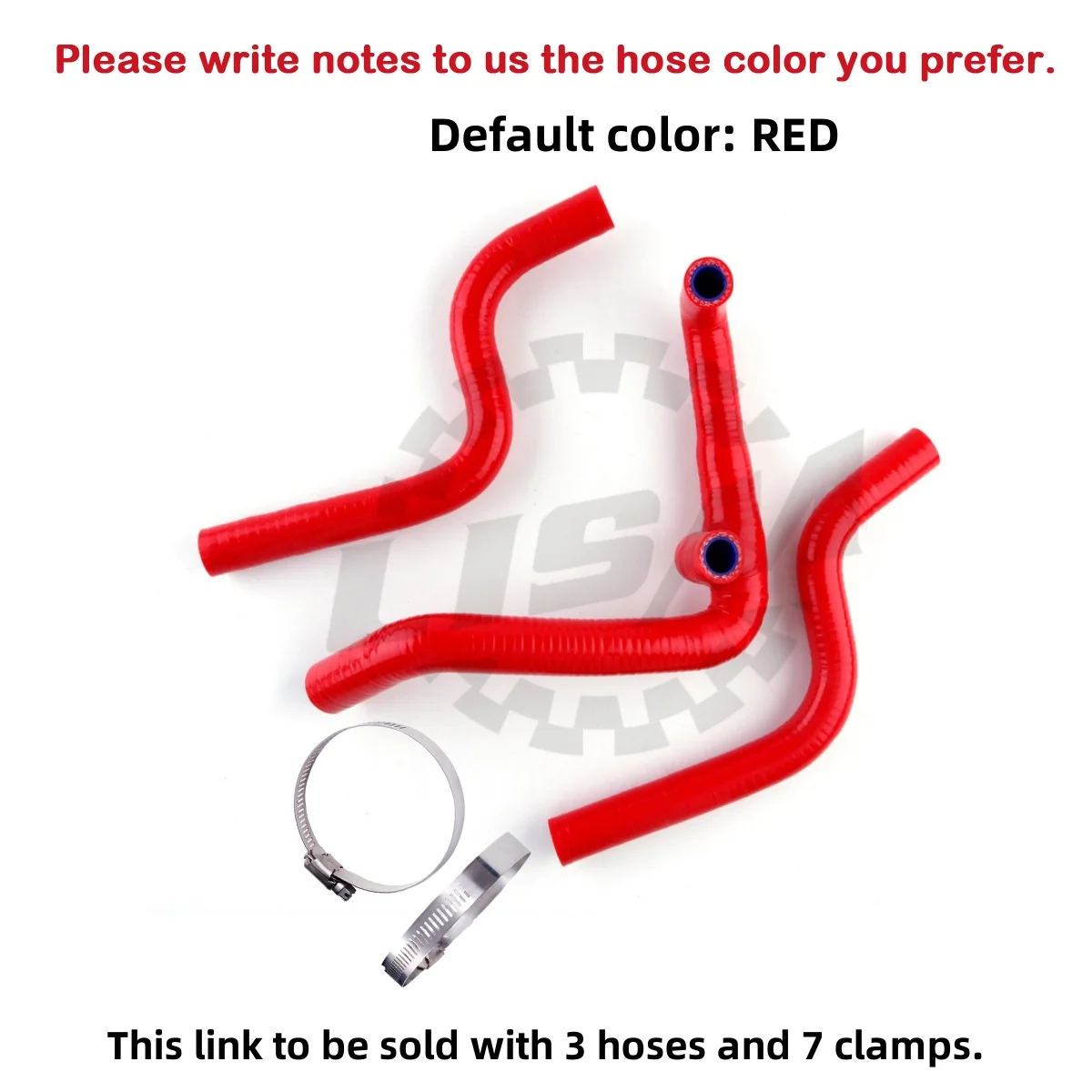 

3PCS 3PLY For 2000-2007 Husqvarna CR250 360 WR250 WR360 Silicone Radiator Water Hose Kit Pipe 2001 2002 2003 2004 2005 2006