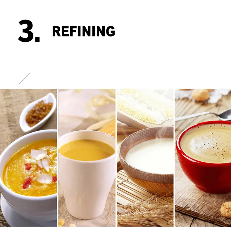Multi-functional Sesame Peanut Sauce Grinder Food Butter Processor Commercial Wet and Dry Soy Milk Grinder High-power