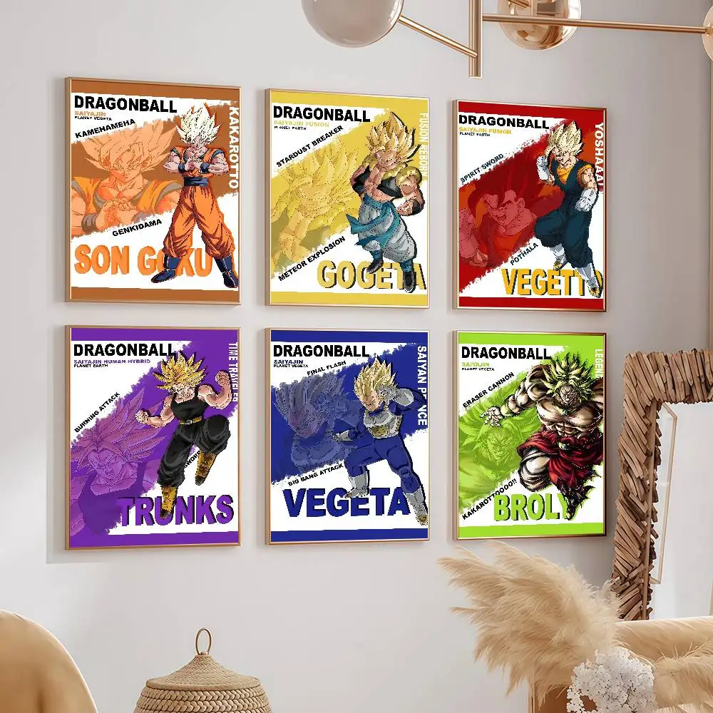 Anime D-Dragon B-Ball Posters Dormitory Decorations Bedroom And Living Room Wall Murals Souvenirs