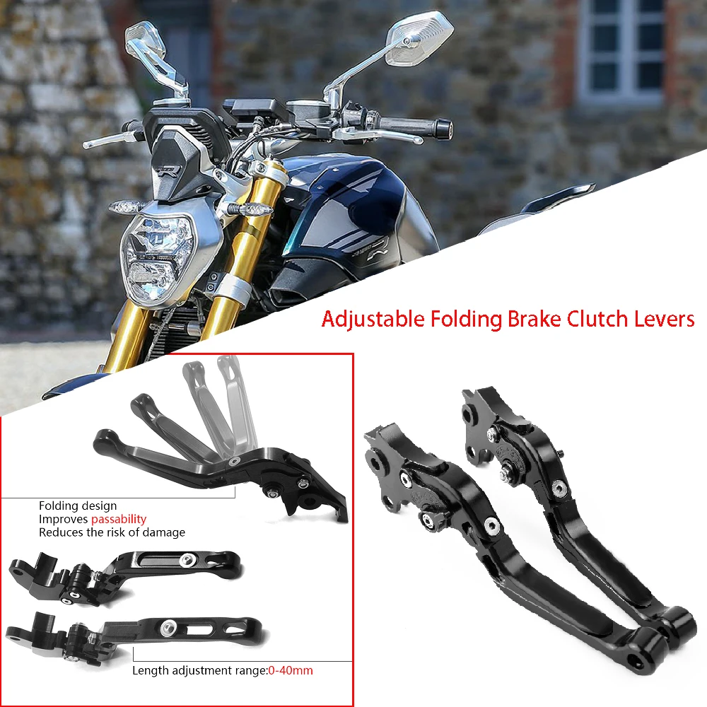 

Fits for BMW R1250R R1250RS R1200R R1200RS LC 2015-2024 Motorcycle Brake Clutch Lever Adjustable Folding Extendable Replace Bar