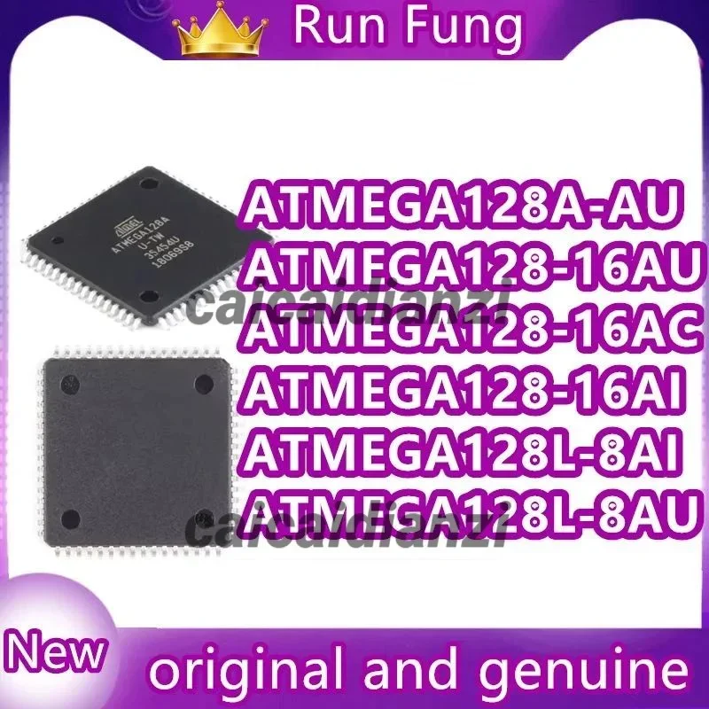ATMEGA128-16AU ATMEGA128-16AI ATMEGA128-16AC ATMEGA128L-8AI ATMEGA128L-8AU ATMEGA128A-AU ATMEGA128 TQFP-64 New Original  1pcs/lo